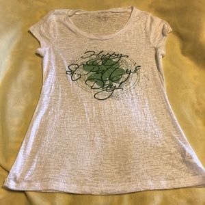 NWT white St Patrick’s Day shirt